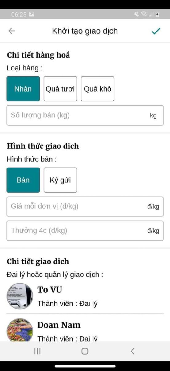 Quản lý giao dịch