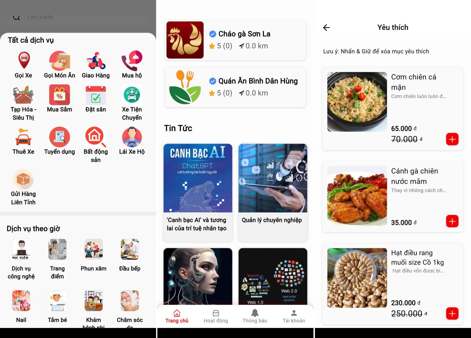 Multi-service app illustration